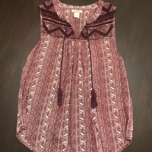 Lucky Brand Tassel Tank